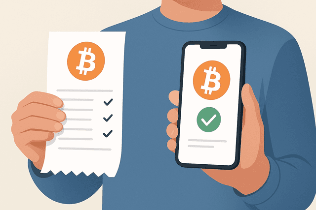 Bitcoin Receipt Meaning: Payment Proof Explained