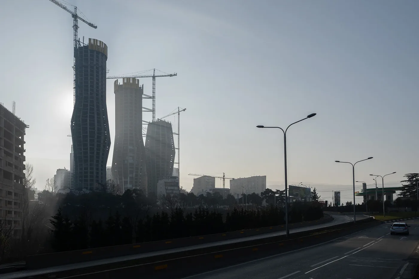 Монолитные работы на корпусе A